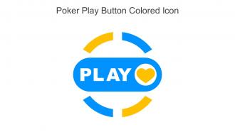 Poker Play Button Colored Icon In Powerpoint Pptx Png And Editable Eps Format