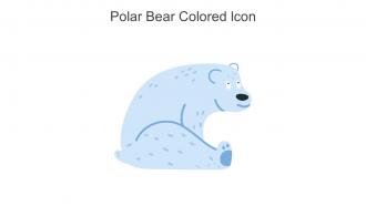 Polar Bear Colored Icon In Powerpoint Pptx Png And Editable Eps Format