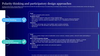 Polarity Thinking And Participatory Design Approaches Usage Of Technology Ethically