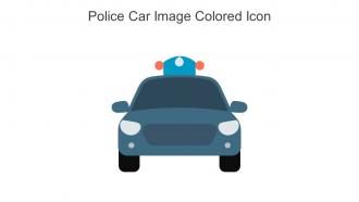 Police Car Image Colored Icon In Powerpoint Pptx Png And Editable Eps Format
