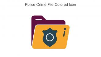 Police Crime File Colored Icon In Powerpoint Pptx Png And Editable Eps Format