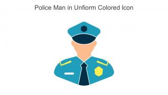 Police Man In Unfiorm Colored Icon In Powerpoint Pptx Png And Editable Eps Format