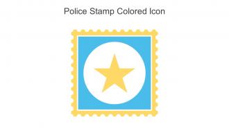 Police Stamp Colored Icon In Powerpoint Pptx Png And Editable Eps Format