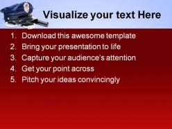 Police uniform americana powerpoint templates and powerpoint backgrounds 0811