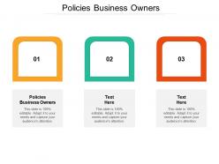 Policies business owners ppt powerpoint presentation portfolio icons cpb