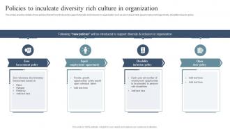Policies To Inculcate Diversity Rich Culture In Diversity Equity And Inclusion Enhancement
