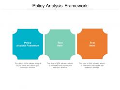 Policy analysis framework ppt powerpoint presentation file gridlines cpb