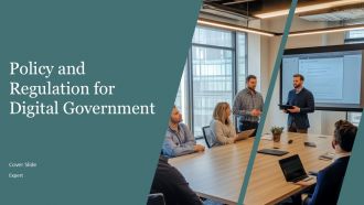 Policy And Regulation For Digital Government PPT Slides AT