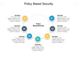Policy based security ppt powerpoint presentation gallery slides cpb
