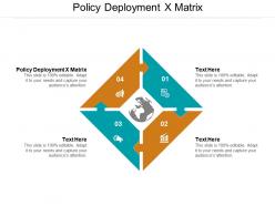 Policy deployment x matrix ppt powerpoint presentation pictures diagrams cpb