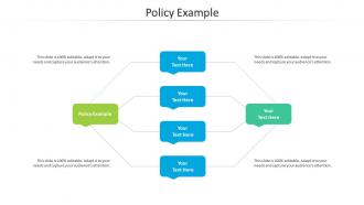 Policy example ppt powerpoint presentation show background cpb