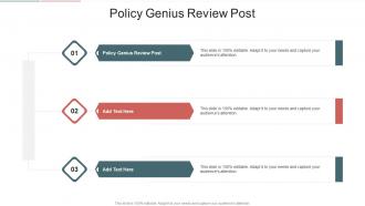 Policy Genius Review Post In Powerpoint And Google Slides Cpb