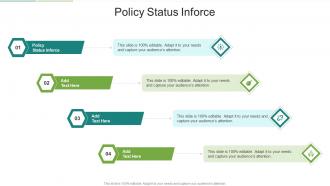 Policy Status Inforce In Powerpoint And Google Slides Cpb