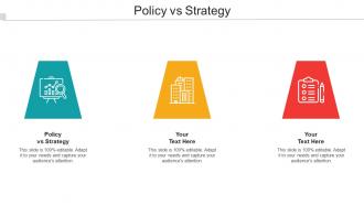 Policy Vs Strategy Ppt Powerpoint Presentation Model Images Cpb