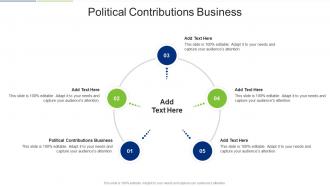 Political Contributions Business In Powerpoint And Google Slides Cpb