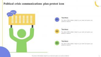 Political Crisis Communications Plan Powerpoint PPT Template Bundles Content Ready Adaptable
