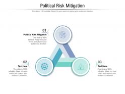 Political risk mitigation ppt powerpoint presentation model display cpb