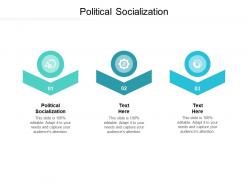 Political socialization ppt powerpoint presentation show design templates cpb