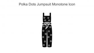 Polka Dots Jumpsuit Monotone Icon In Powerpoint Pptx Png And Editable Eps Format