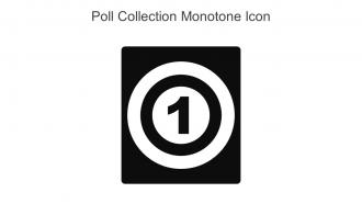 Poll Collection Monotone Icon In Powerpoint Pptx Png And Editable Eps Format