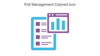 Poll Management Colored Icon In Powerpoint Pptx Png And Editable Eps Format