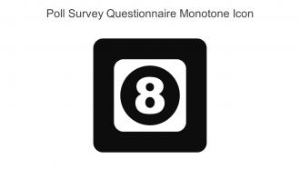 Poll Survey Questionnaire Monotone Icon In Powerpoint Pptx Png And Editable Eps Format