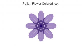 Pollen Flower Colored Icon In Powerpoint Pptx Png And Editable Eps Format