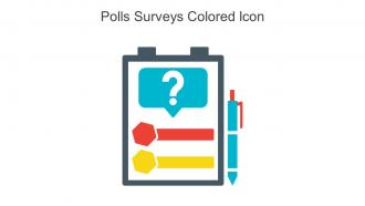 Polls Surveys Colored Icon In Powerpoint Pptx Png And Editable Eps Format