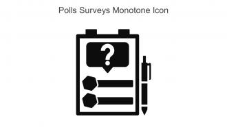 Polls Surveys Monotone Icon In Powerpoint Pptx Png And Editable Eps Format