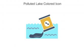 Polluted Lake Colored Icon In Powerpoint Pptx Png And Editable Eps Format