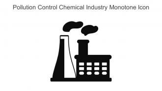 Pollution Control Chemical Industry Monotone Icon In Powerpoint Pptx Png And Editable Eps Format