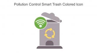 Pollution Control Smart Trash Colored Icon In Powerpoint Pptx Png And Editable Eps Format