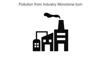 Pollution From Industry Monotone Icon In Powerpoint Pptx Png And Editable Eps Format