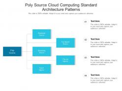Poly source cloud computing standard architecture patterns ppt powerpoint slide
