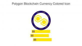Polygon Blockchain Currency Colored Icon In Powerpoint Pptx Png And Editable Eps Format