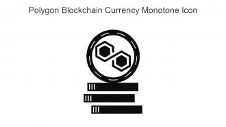 Polygon Blockchain Currency Monotone Icon In Powerpoint Pptx Png And Editable Eps Format