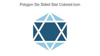Polygon Six Sided Star Colored Icon In Powerpoint Pptx Png And Editable Eps Format