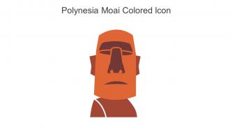 Polynesia Moai Colored Icon In Powerpoint Pptx Png And Editable Eps Format