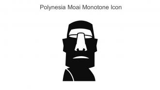 Polynesia Moai Monotone Icon In Powerpoint Pptx Png And Editable Eps Format