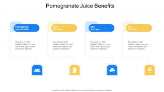 Pomegranate Juice Benefits In Powerpoint And Google Slides Cpb
