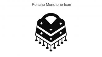 Poncho Monotone Icon In Powerpoint Pptx Png And Editable Eps Format