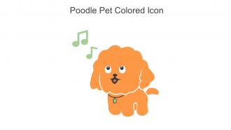 Poodle Pet Colored Icon In Powerpoint Pptx Png And Editable Eps Format
