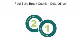 Pool Balls Break Cushion Colored Icon In Powerpoint Pptx Png And Editable Eps Format