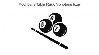 Pool Balls Table Rack Monotone Icon In Powerpoint Pptx Png And Editable Eps Format