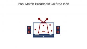 Pool Match Broadcast Colored Icon In Powerpoint Pptx Png And Editable Eps Format