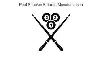 Pool Snooker Billiards Monotone Icon In Powerpoint Pptx Png And Editable Eps Format