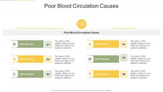 Poor Blood Circulation Causes In Powerpoint And Google Slides Cpb