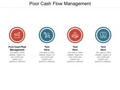 Poor cash flow management ppt powerpoint presentation professional designs cpb