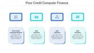 Poor Credit Computer Finance In Powerpoint And Google Slides Cpb