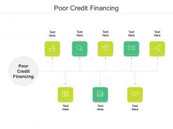 Poor credit financing ppt powerpoint presentation file shapes cpb